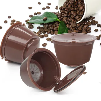 1PC kávovar Opakovane Kapsule Šálku Kávy Filter pre Nescafe Naplniteľné Kávy Držiak Pod Sitkom pre Dolce Gusto