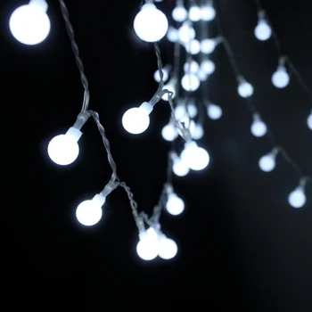 6M 10 M 20 M 30 M 50 M Garland LED Loptu String Svetlo Vianočné Žiarovka Exo String Dekoratívne Osvetlenie pre Domáce Svadobné Party Dekorácie