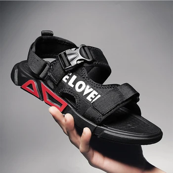 Komfort Pošmyknúť na Plus Veľkosť Otvorené Topánky 2021 Bežné Mužov Sandále Letné Topánky Sandále Pánske Outdoorové Sandále Priedušná