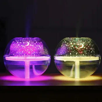 Coquimbo Tvorivé Farebné Premietacie Zvlhčovač LED Nočné Svetlo Hviezdne Nebo Projekčnej Lampy USB Power Spálne Dekorácie, Lampy