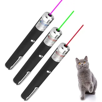 Mini Zábavné Pet LED Laser Cat Hračka Laser Cat Hračka Ukazovateľ Svetelné Pero Interaktívne Hračka Ukazovateľ pre Prácu Teaching Training Baterka