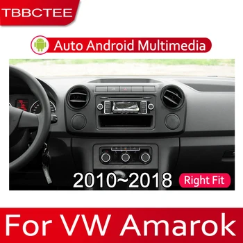 TBBCTEE Android 2 Din autorádia Multimediálny Prehrávač Videa auto Stereo GPS MAPY Pre Volkswagen VW Amarok 2010~2018 Media Navi DVD