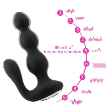Mužskej Prostaty Masér Análny Vibrátor Vibračné Análne Korálky Sexuálne Hračky pre Mužov Dospelých Produkty Zadok Plug
