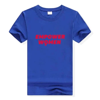 Posilniť postavenie Žien t-shirt Všetci By Sme mali Byť Femenists T Shirt Femme Bavlna Bežné Ženské T-Shirt Tlač Streetwear Topy T-F7187
