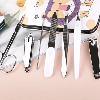 Creative web celebrity kreslených nastaviť prenosné na nechty, nožnice na nechty manikúra nástroje domácnosti nožnice na nechty oblek