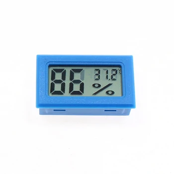 Mini Digitálny LCD Krytý Pohodlné Snímač Teploty Vlhkosti Meter Senzor Chladnička Teplomer Vlhkomer Prenosné Meradlo