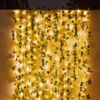 Záhradné Solárne Solárne Osvetlenie Vonkajšie Osvetlenie Javorový List Nepremokavé Vonkajší Veniec Solárne Lampy Vianoce pre Záhradné Dekorácie