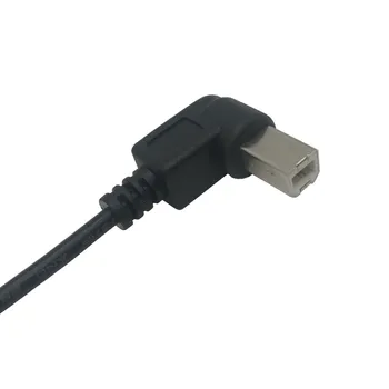High Speed USB 2.0 Kábel Tlačiarne Typu Mužského Typu B Samec Pravý Uhol 90 Stupňov 1,5 m 5 ft