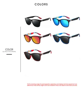 Polarizované Rybárske slnečné Okuliare UV400 Muži Ženy Klasický Štvorec Športové Vintage Anti-Reflexný Náter Šošovky Okuliare espion gafas de
