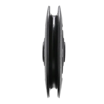 Odolný ABS Materiál, Univerzálna 95 mm Black Wearproof Ložisko Kladka Kolesa Kábel Telocvični Športového Vybavenia Časť