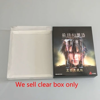 PET Priehľadné display box pre PS4 Final Fantasy 15 hru ukladanie zberného boxu