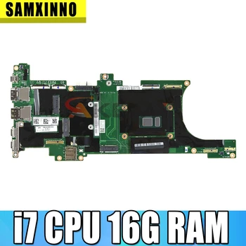 Pre Lenovo ThinkPad X1 Carbon 5. (2017) notebook doske NM-B141 Doske CPU i7 7600U/7500U RAM 8GB test práca