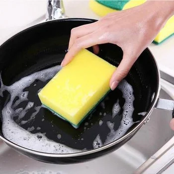 5 KS obojstranné Čistenie riady so Dekontaminácia Hubky Kuchyňa Nano Čisté Utrite Misy Hrniec Čistiace Dodávky