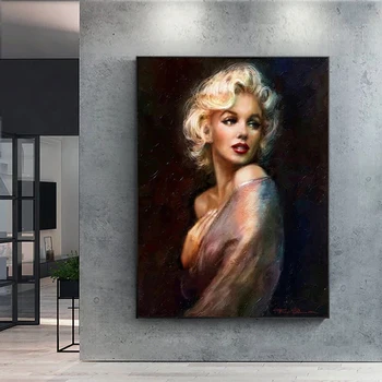 Marilyn Monroe Abstraktné Sexy Predstavujú Obraz, Plagát, Moderné Domáce Interiér Umenie Decore Nástenná Maľba Obývacej Izby, Dekorácie, Maliarstvo, Cuadros