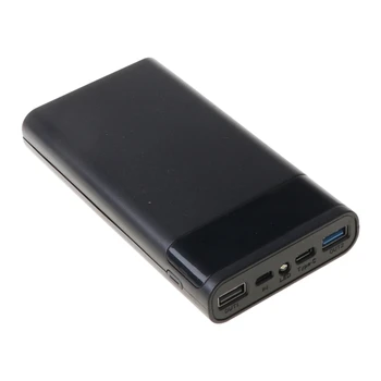Dual USB QC3.0 6x18650 Batérie DIY Power Bank Box Držiteľ Prípade Rýchlu Nabíjačku DXAC