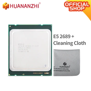 HUANANZHI čistiacou handričkou s procesorom Intel Xeon E5 2689 CPU 2.6 G LGA 2011 PC Desktop procesor Pre X79 doska