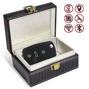 Anti Theft Faraday Políčko Auto Keyless Signál Okien Bezpečnosť RFID Faraday príveskom, Chránič Zabrániť Tlačidlo Krádeže Mobilného Telefónu Box