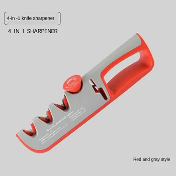 Nôž Sharpener Odbornej 4 V 1 Kuchynské Nože Brúska Nožnice, Brúsky Kameň Whetstone Uhol Nastaviteľný Sharpener