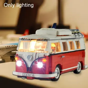Montáž LEGO lampa LED svetla kit pre LEGO/lepin Vytvoriť sériu T1 karavanov kompatibilný s 10220 a 21001 Hračka