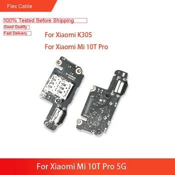 Pre Xiao Mi 10 TON Pro 5G USB Nabíjací Dock Pripojiť Plnenie Flex Kábel Opravy Náhradných Dielov, Test QC Pre Xiao Redmi K30S