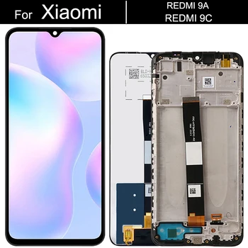 Nové pre Xiao Redmi 9A/ 9C, lcd displej Digitalizátorom. S montážou Rámu pre Redmi 9c displej Opravu, Výmenu Súčasti 6.53