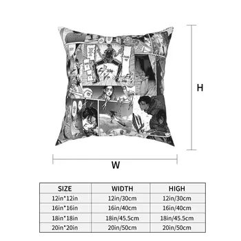 Útok Na Titan Levi Ackermana Manga Panel Obliečka Na Vankúš Vytlačené Polyester Vankúš Dekorácie Hodiť Vankúš Kryt Domov