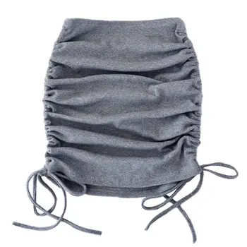 ženy sukne harajuku 2021 jar jesennom období dámy pletenie niť strane čerpať reťazec elastické sexy dámske sukne WSL4321