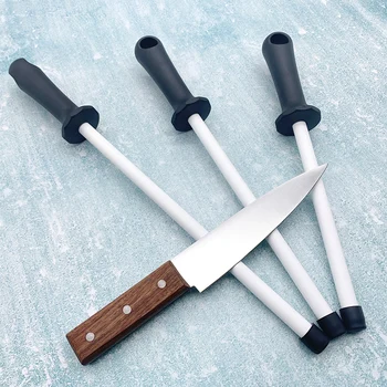 Keramické (zirconia) rod nôž brúska s ABS rukoväť orezávatko, vhodné pre kuchár ocele nôž kuchynský asistent keramické musat
