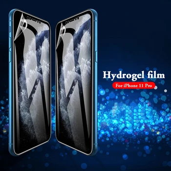 3 v 1 Kamera Šošovky Hydrogel Film Pre iPhone 11 pro X XS XR XS Max SE 2020 Screen Protector Pre iPhone 7 8 Plus 6 6s Plus 11pro