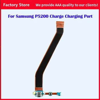 Originálne Nabíjačky Nabíjací Port Konektor Flex Kábel S Micro SD Pamäťovú Kartu, Držiak pre Samsung Galaxy Tab 3 P5210 P5200