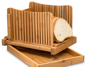 Kreatívne Bambusu Chlieb Rezacia Doska s Dnom Ľahko Vystrihnúť Chlieb, Dezert, Chlieb Slice Rada Chlieb Zásobník Kuchynské potreby
