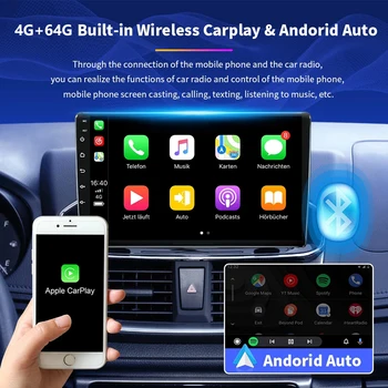 9 Palcový Android 10 Auta GPS Navigácie Pre Toyota Corolla Roky 2007-2013, Rádio Audio-Video, Stereo Multimediálne DVD Prehrávač