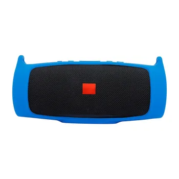 Prenosná Cestovná Rukáv Silikónové puzdro Karabína pre Nabíjanie 4 Bluetooth Reproduktor Anti-scratch Silikónový Ochranný obal