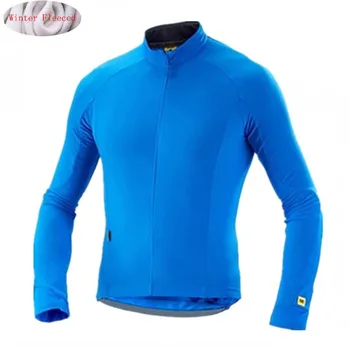 2021 Zimná Bunda Thermal Fleece Mužov Cyklistika Dres Oblečenie, Horské Vonkajšie Nosenie Cyklistické Oblečenie Teplá