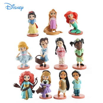 Disney Mrazené Princezná Akčné Figúrky Hračky, Bábiky, Dekorácie Micro Zobraziť Dievča Deti Darček Morská Panna Anna Elsa Kolekcie Ozdôb