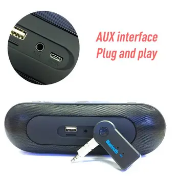 2 V 1, Bezdrôtová Hudby Audio 4.0 Prijímač 3,5 mm Streaming Auto A2DP pre Slúchadlá, AUX Adaptér Konektor Mic Handfree Auto PC