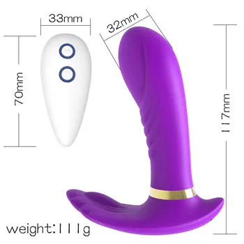 Nositeľné Klitorisu Vibrátor G-Spot Masér Sexuálne Hračky, Hračky Vibrátor S Bezdrôtové Diaľkové Ovládanie Pre Páry, Ženy, Sex Shop