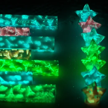210PC Šumivé Hviezdou Origami Farebné Fluorescenčné Skladací Pás Papiera Najlepšie Priania Remeselníci Darček Craft Papier Dekor Náhodné Farby