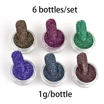 BDENIE 3g/jar Holo Micro Glitters Farebné Laserové na Nechty, Glitter jemný Prach Tipy Manikúru, Nail Art, Ozdoby