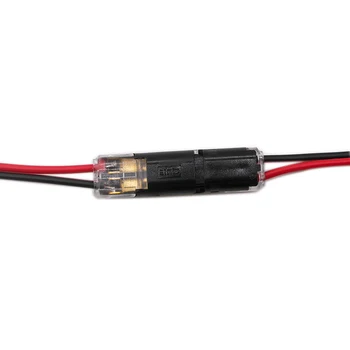 5-100 Ks 2 Pin Spôsobom Jar Škótskej Lock Konektor 24-18AWG Drôt pre LED Pásy Rýchle Spájať Konektor Kábla Krimpovacie vodičový