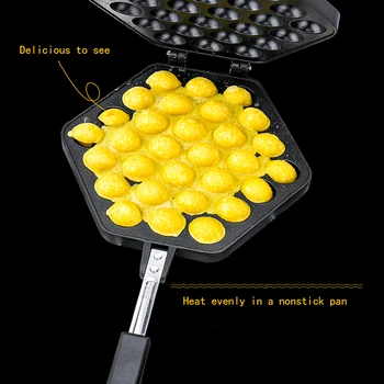 BEEMSK QQ Vajcia Bublina Tortu pečící vajcia bublina Eggettes Formy Stebėtų Maker Plesne Non-stick Povlak DIY Muffiny Doska