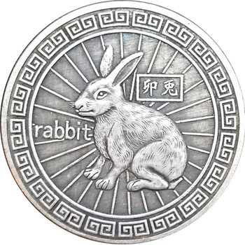 Čínska Astrológia Striebornú Mincu Medené, Strieborné Pozlátené Bagua Obrázok Pamätná Zberateľská Minca Šťastie Mince Darček Feng Shui