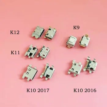 100ks/Veľa, USB Nabíjací Port Konektor Poplatok Jack Zástrčky Dock Pre LG K9 K10 K11 K4 2017 K10 2016 k12