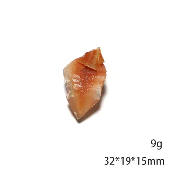 9g B4-1 Prírodných Oranžový Kalcit Minerálne sklo Vzor Zberateľskú Darčekové Dekorácie z Provincie Yunnan, Čína