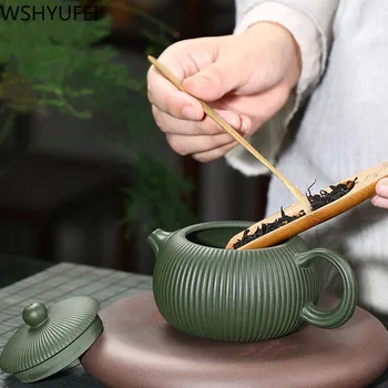 Yixing Čaj hrniec Fialová Hliny xishi Kanvica Rudy Zelený íl krása filter kanvica Master ručné Teaware Čajový obrad Drinkware 320ml