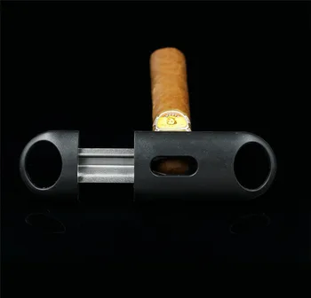 Horúce COHIBA Plast V Strih nôž z Nerezovej Ocele Cigaru Rezačka Sharp Sigaar rezného Nástroja Cigary Gilotína Vrecku Zigarren Fréza