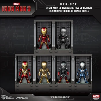Zviera kráľovstvo Marvel Iron Man 3 Genaku MK17-Vojnový Stroj mk2 Nastaviť Ručne vyrobený Darček Hračka
