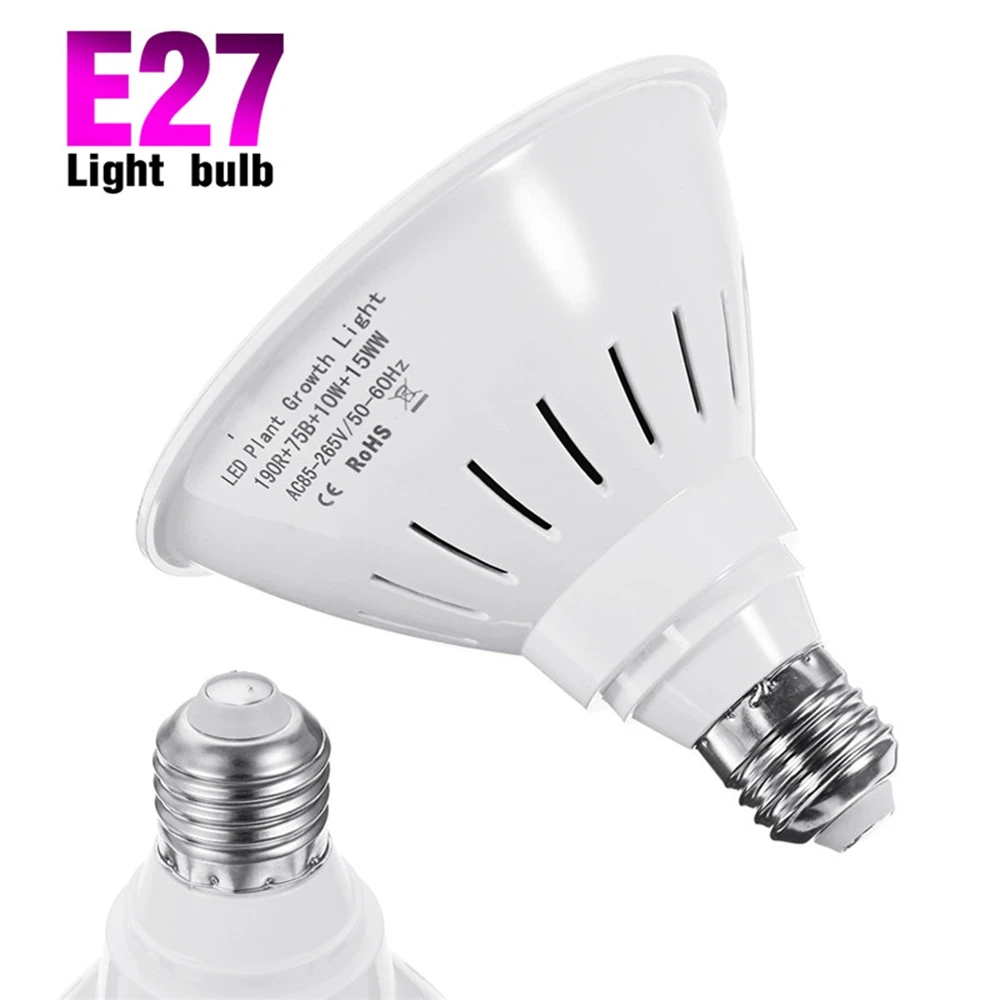 E27 100W SMD2835 LED Rásť Svetlo 290LED celé Spektrum Rastlín Lampa pre Kvetinové Semená Skleníkových Izbové Rastliny Rastúce AC85-265V