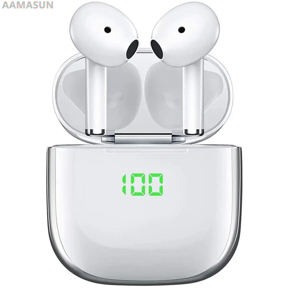 Aamasun TWS V5.1 Bezdrôtová Bluetooth Slúchadlá Slúchadlá Slúchadlá Led HiFi Stereo S Mikrofónom Pre Iphone Samsung Huawei Xiao