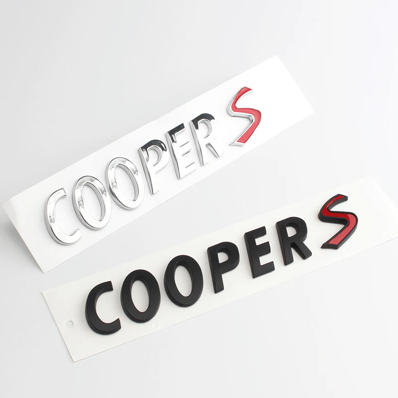 Auto Samolepky Pre Mini CooperS R55 R56 R60 R91 F55 F56 F60 Zadný Kufor Chvost Znak Nálepky, Auto Nálepky Styling